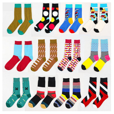 Cotton Colorful Art Socks
