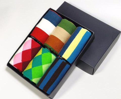 Casual 6 Pairs Socks in a Box
