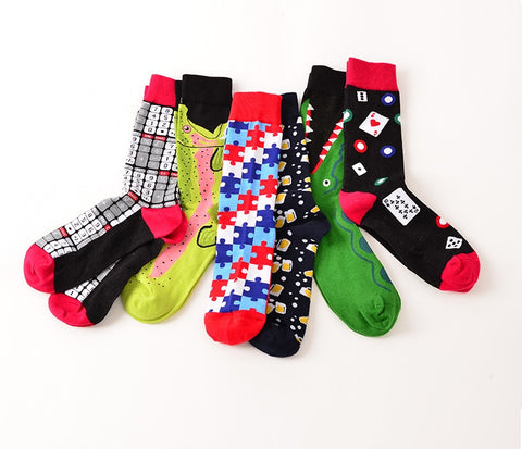 Novelty Socks Combed Cotton Christmas Gift Socks
