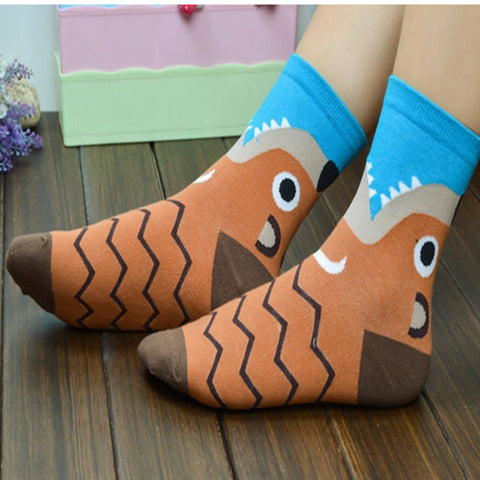 Creative Comfy Cute Cartoon Art Socks