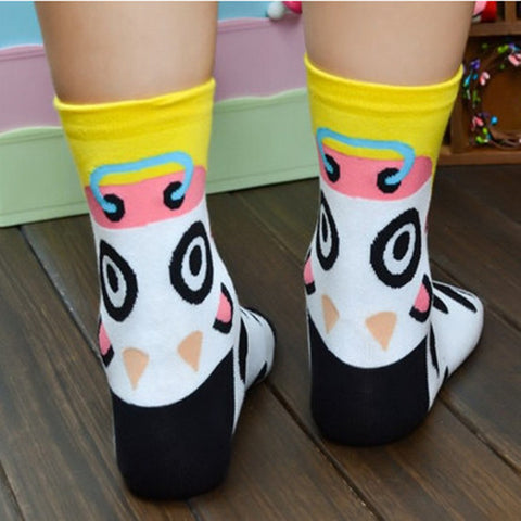 Creative Comfy Cute Cartoon Art Socks