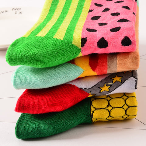Mixed-Up Creative Prints Socks