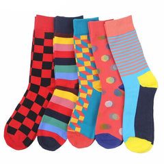 Colorful Cotton Mixed-Up Prints Socks