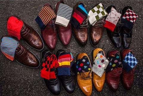 Colorful Cotton Mixed-Up Prints Socks