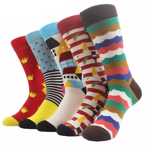 Fashion Colorful Optic Prints Socks
