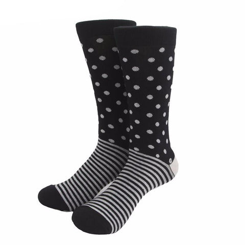 Classical Colorful Men's Combed Cotton Socks
