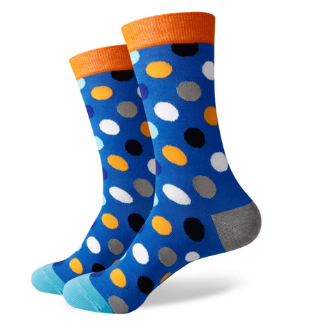 Match-Up Men's Colorful Combed Cotton Socks