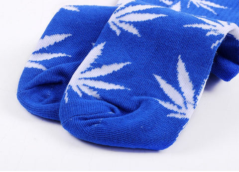 Hip-Hops Cannabis Print Socks