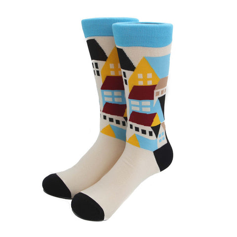 Fashion Colorful Optic Prints Socks
