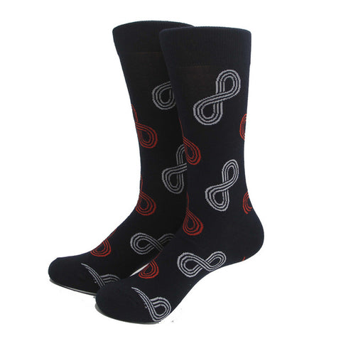 Classical Colorful Men's Combed Cotton Socks