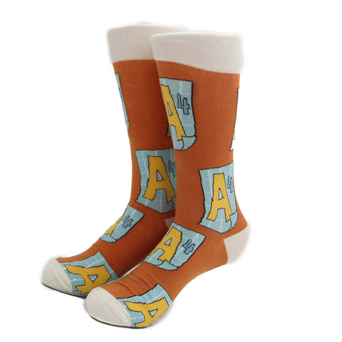 Classical Colorful Men's Combed Cotton Socks
