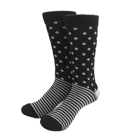 Classical Colorful Men's Combed Cotton Socks