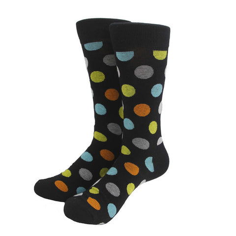 Classical Colorful Men's Combed Cotton Socks