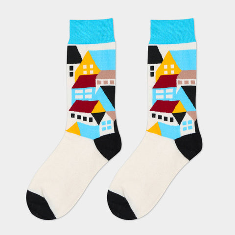 Cotton Colorful Art Socks
