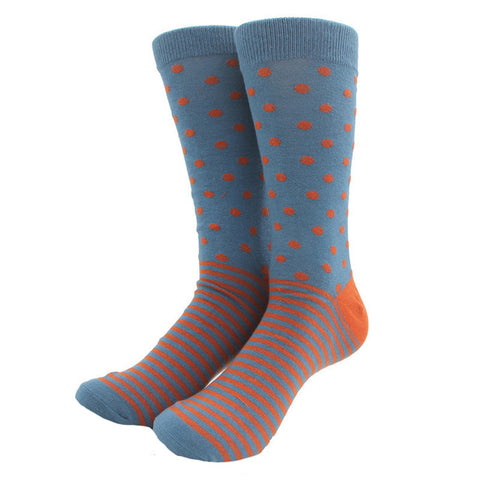 Classical Colorful Men's Combed Cotton Socks