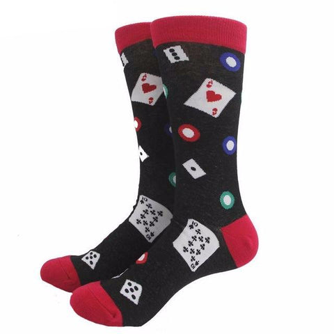 Colorful Harajuku & Animal Print Business Socks
