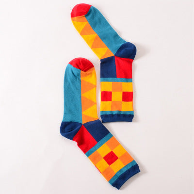 Mixed-Up Creative Prints Socks