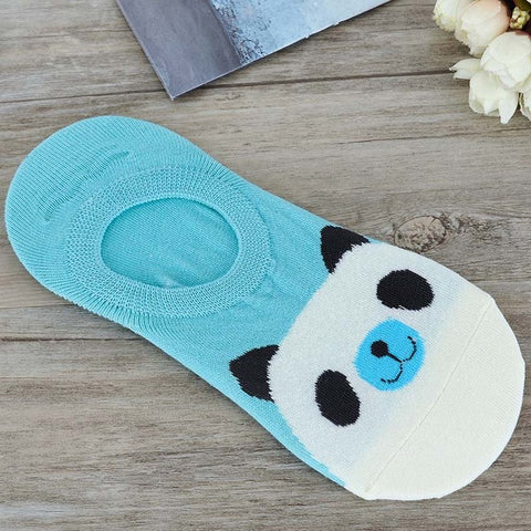 Cute  Cat Print Liner Socks
