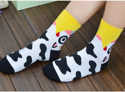 Creative Comfy Cute Cartoon Art Socks